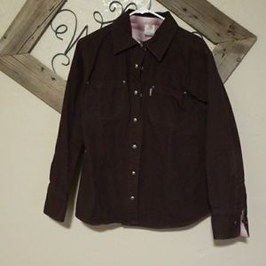 Womens large Carhartt button down